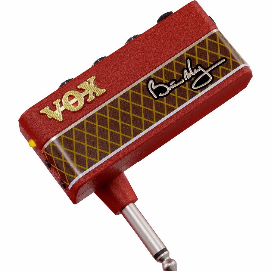 Amps & Effects VOX Headphone Guitar Amps | Vox Amplug Brian May Guitar Headphone Amp Red