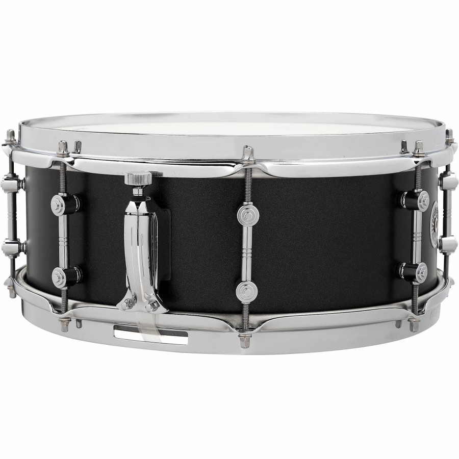 Drums Gretsch Drums Snare Drums | Gretsch Drums Brooklyn Standard Snare Drum 14 X 5.5 In. Satin Black Metallic