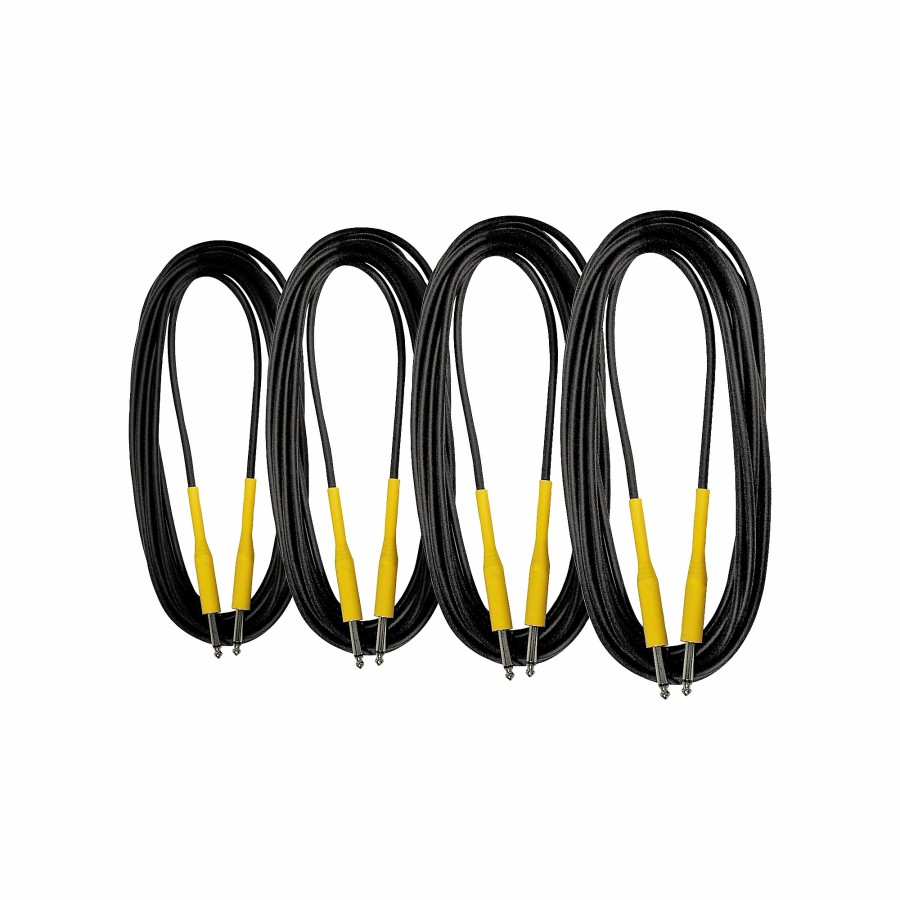 Guitars Musician's Gear Instrument Cables | Musician'S Gear 20 Ft. Instrument Cable, 4-Pack