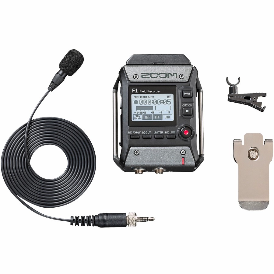 Recording Zoom | Zoom Zf1Lp F1 Field Recorder Lavalier Package