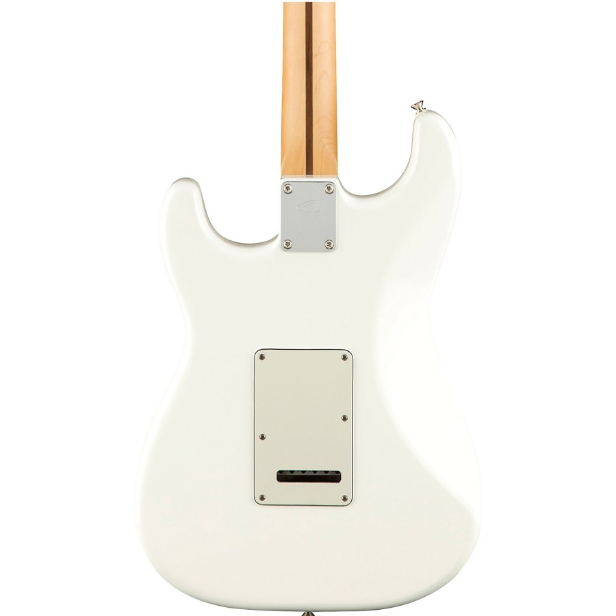 Guitars Fender Solid Body | Fender Player Stratocaster Hss Maple Fingerboard Electric Guitar Polar White