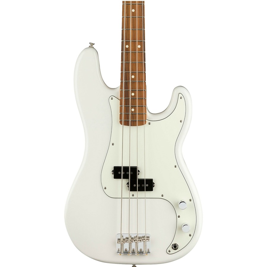 Basses Fender 4-String | Fender Player Precision Bass Pau Ferro Fingerboard Polar White