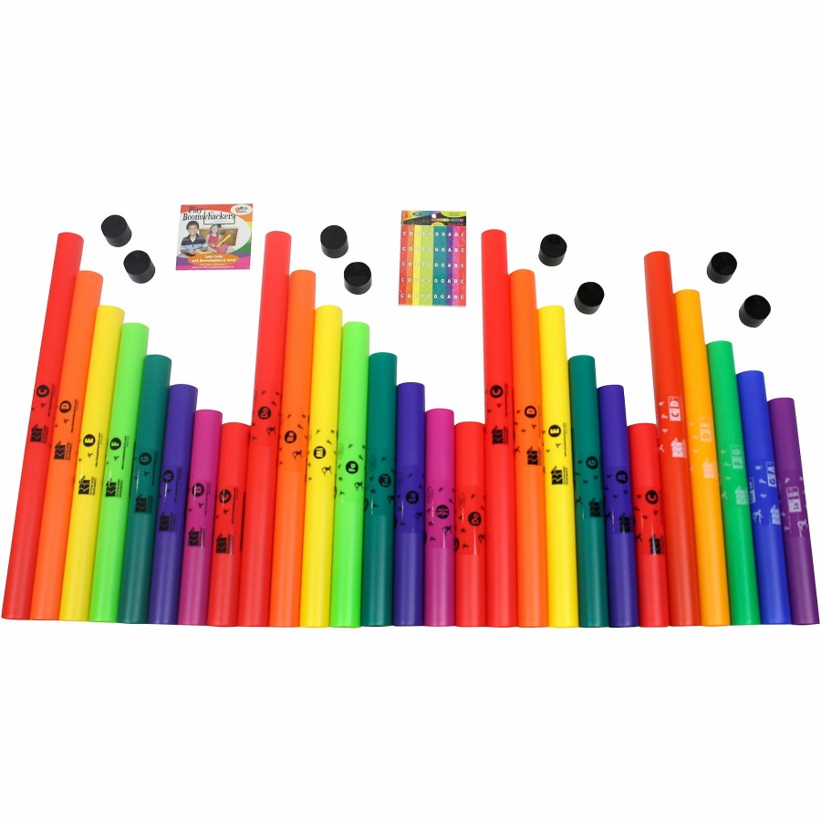 Band & Orchestra Boomwhackers | Boomwhackers 27 Tube Classroom Pack With Online Audio