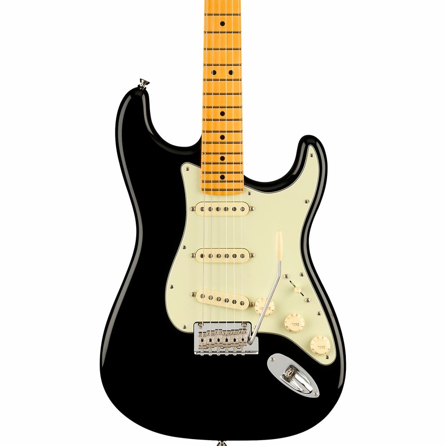 Guitars Fender Solid Body | Fender American Professional Ii Stratocaster Maple Fingerboard Electric Guitar Black