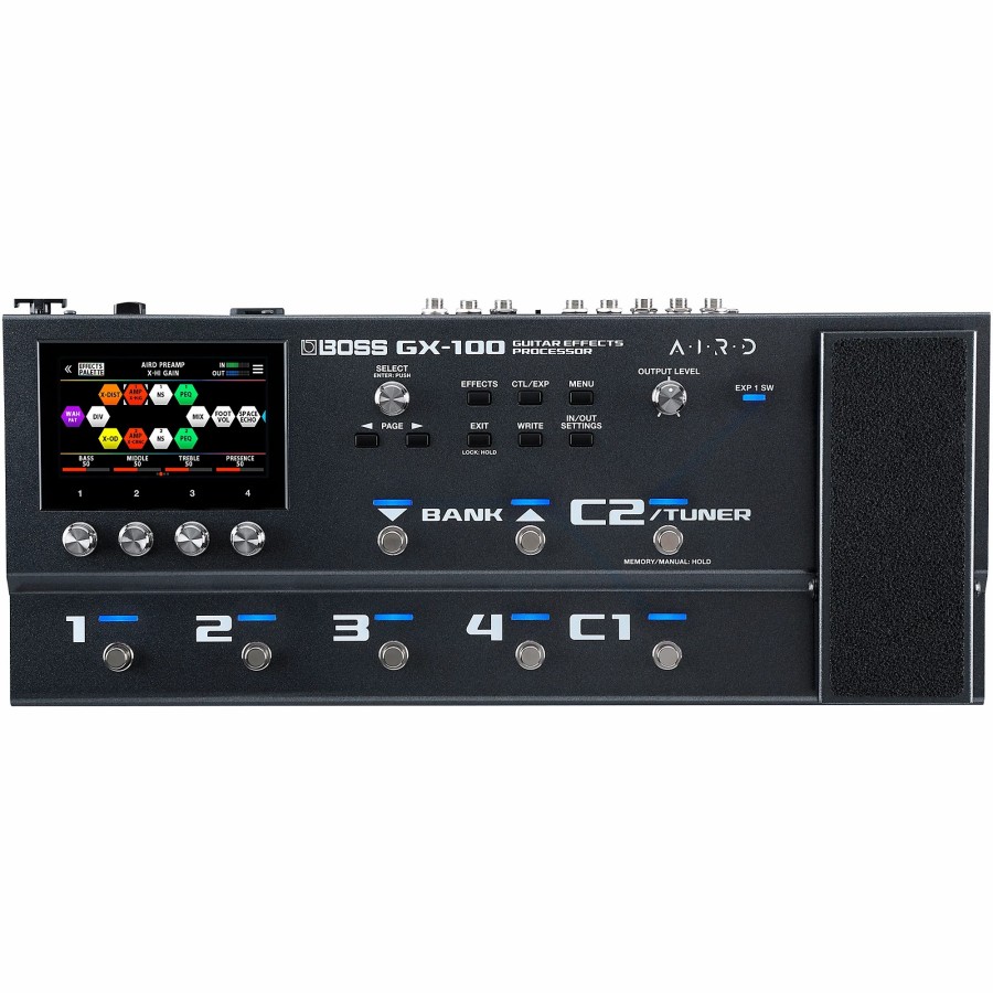 Guitars BOSS Effects | Boss Gx-100 Guitar Effects Processor Pedal Black