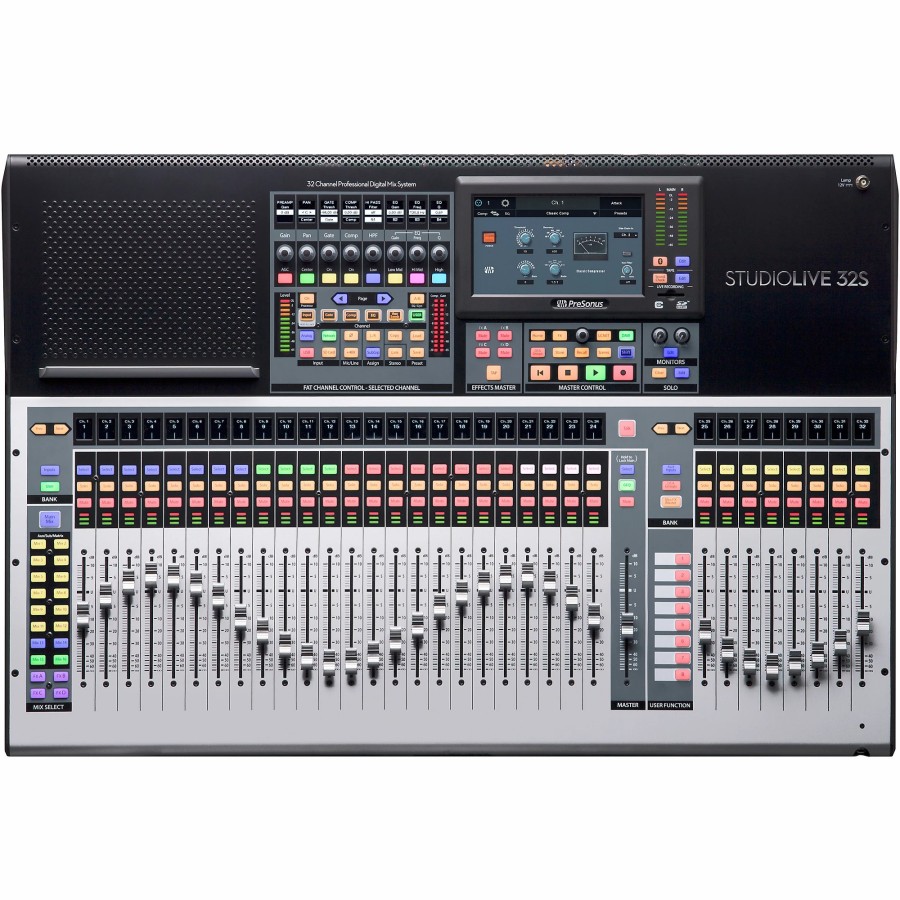 Recording PreSonus | Presonus Studiolive 32S 32-Channel Mixer With 26 Mix Busses And 64X64 Usb Interface