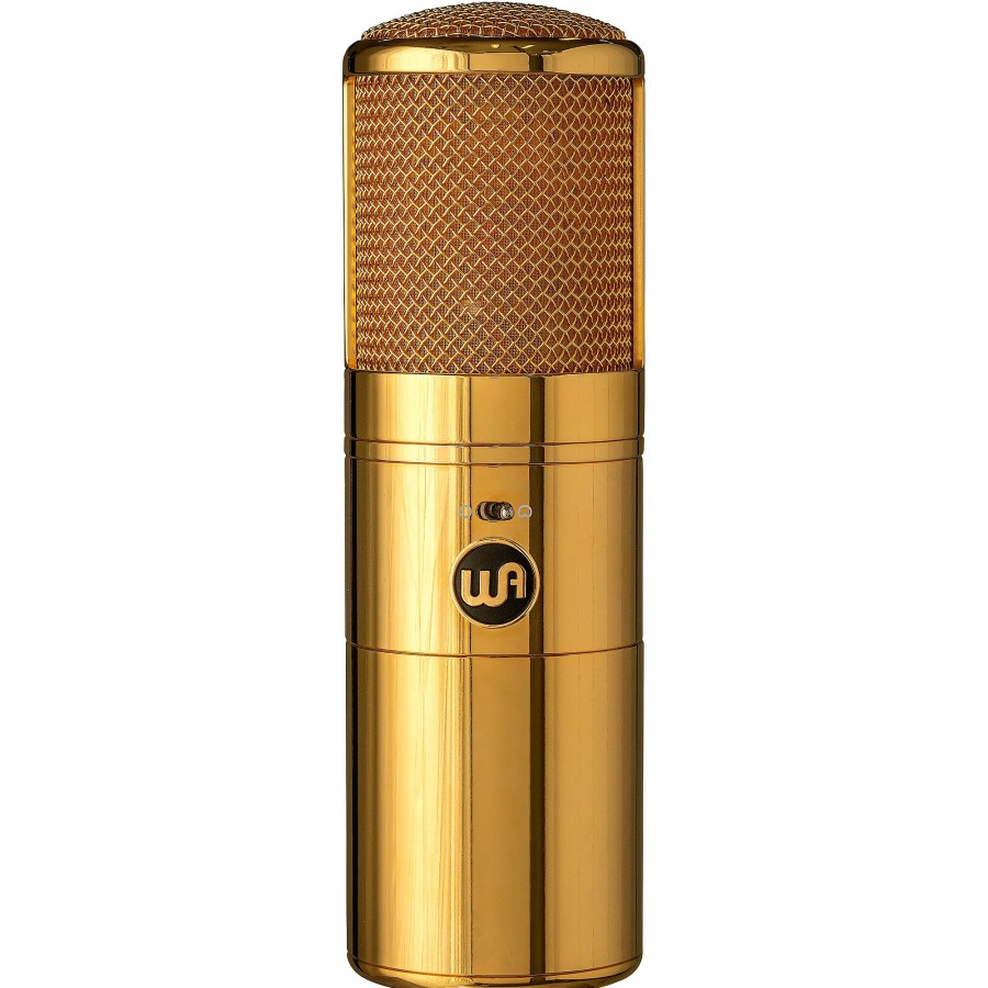 Mics & Wireless Warm Audio | Warm Audio Wa-8000G Large-Diaphragm Tube Condenser Microphone Gold