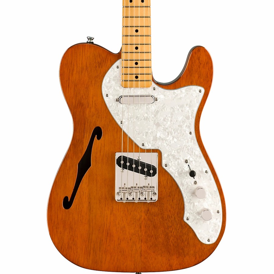 Guitars Squier Hollow & Semi-Hollow Body | Squier Classic Vibe '60S Telecaster Thinline Electric Guitar Natural