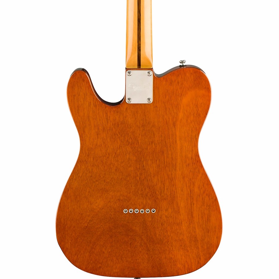 Guitars Squier Hollow & Semi-Hollow Body | Squier Classic Vibe '60S Telecaster Thinline Electric Guitar Natural