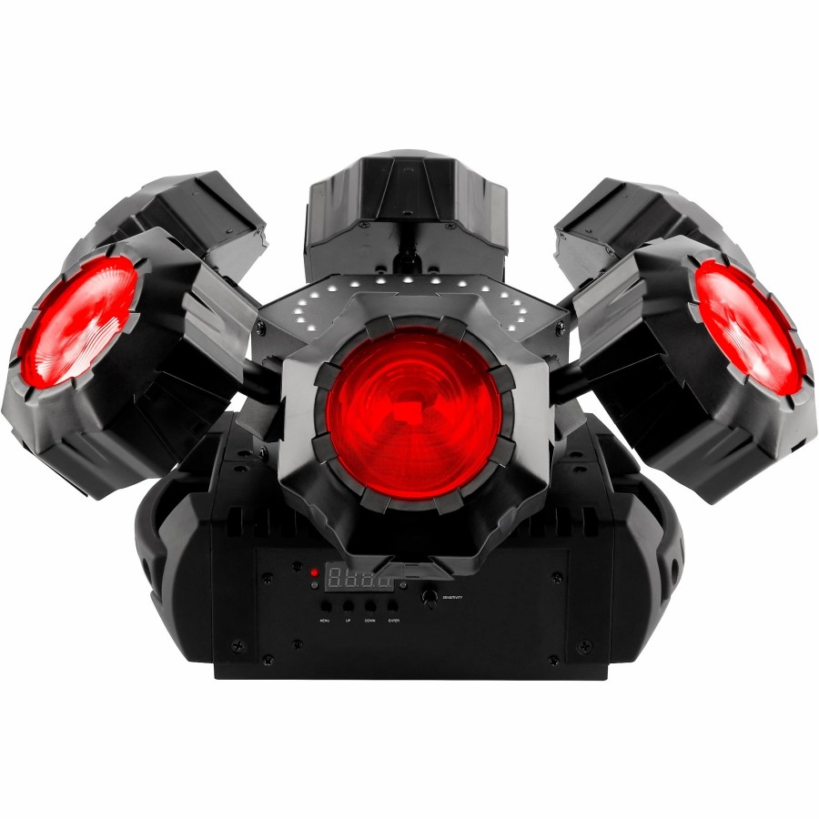 Lighting CHAUVET DJ | Chauvet Dj Helicopter Q6 Multi Effect Rgbw Led Beam, Smd Strobe And Laser With Rotating Base