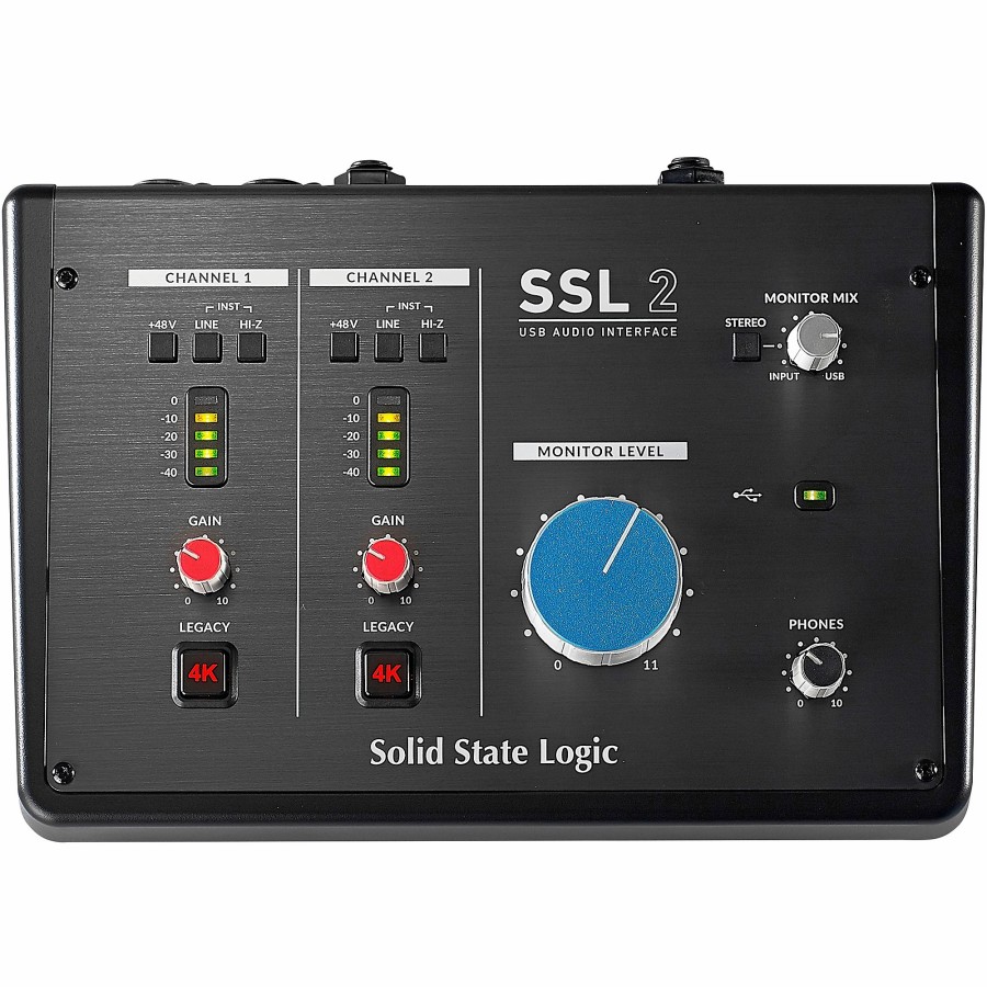 Recording Solid State Logic | Solid State Logic Ssl Usb Audio Interface With Avid Pro Tools Artist Perpetual License (Boxed) Ssl 2