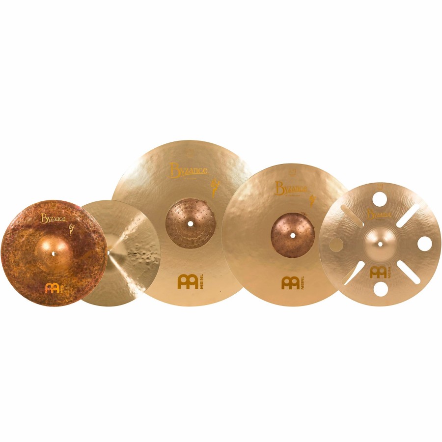 Drums MEINL Cymbal Packs | Meinl Byzance Vintage Series Benny Greb Sand Cymbal Set With Free 16 Inch Trash Crash