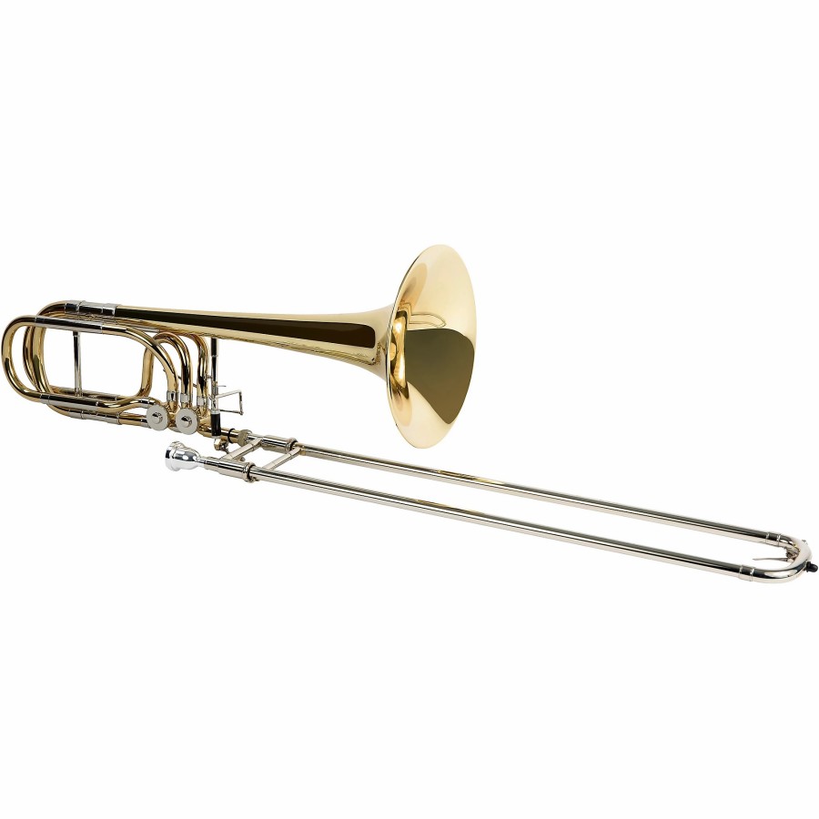 Band & Orchestra Allora | Allora Atbb-450 Vienna Series Bass Trombone Lacquer Yellow Brass Bell