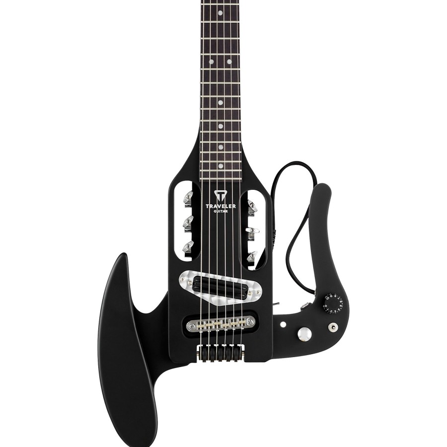 Guitars Traveler Guitar Travel & Mini | Traveler Guitar Pro-Series Mod-X Hybrid Travel Guitar Matte Black