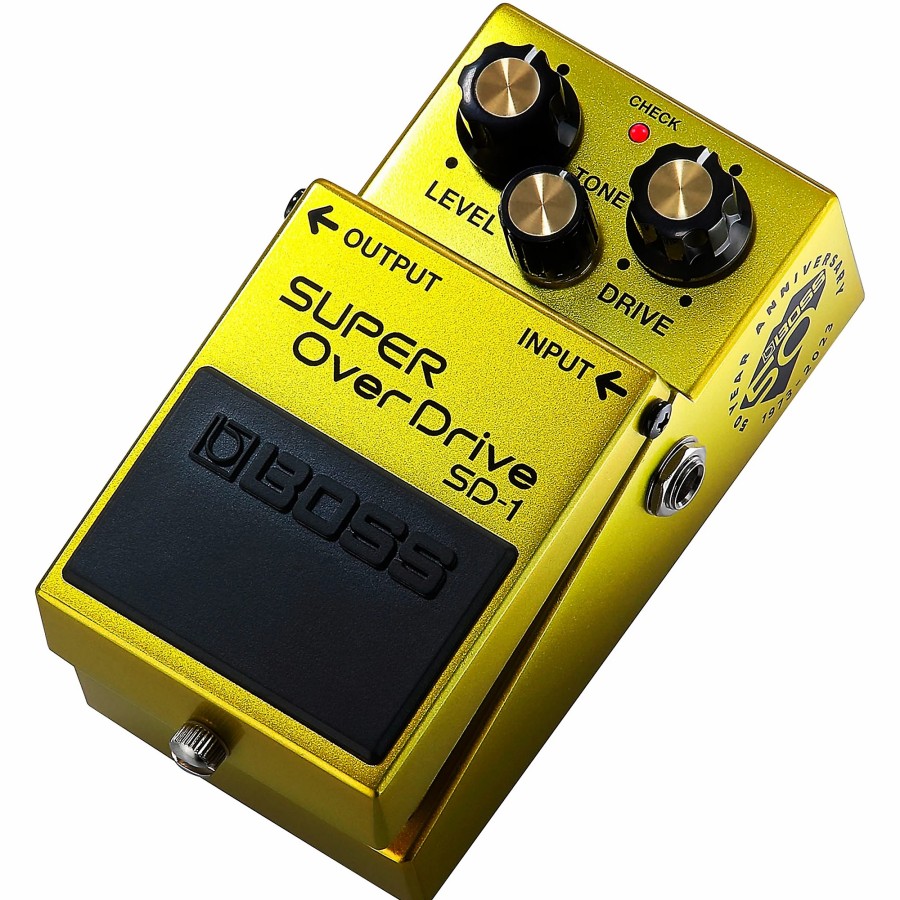 Guitars BOSS Effects | Boss Sd-1-B50A Super Overdrive 50Th Anniversary Effects Pedal Yellow