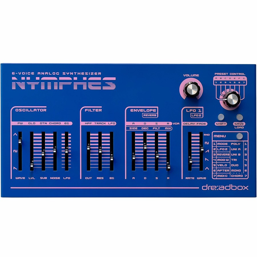 Keyboards & Midi Dreadbox Synthesizers | Dreadbox Nymphes 6-Voice Polyphonic Analog Synthesizer