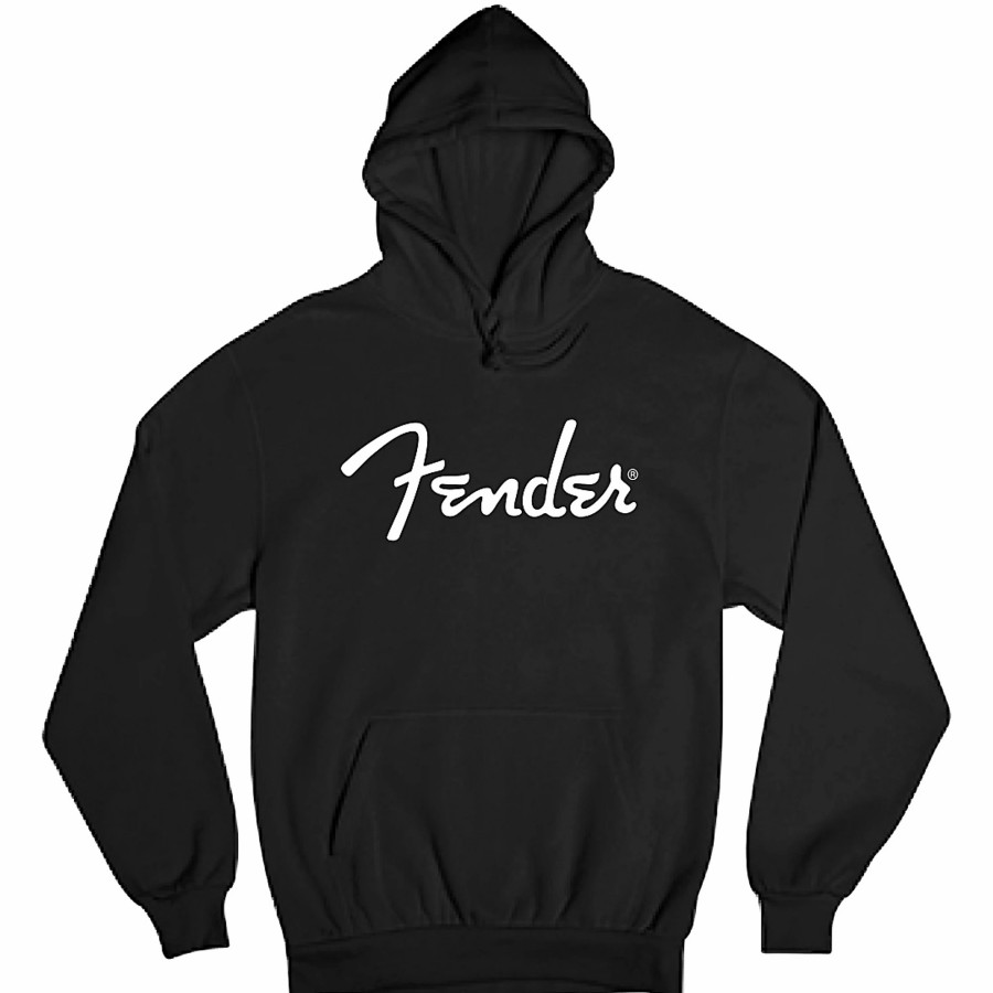 Accessories Fender | Fender Spaghetti Logo Hoodie Xx Large Black