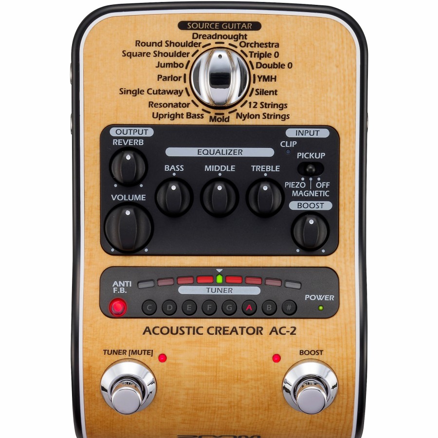 Amps & Effects Zoom Multi-Effects Pedals | Zoom Ac-2 Acoustic Creator