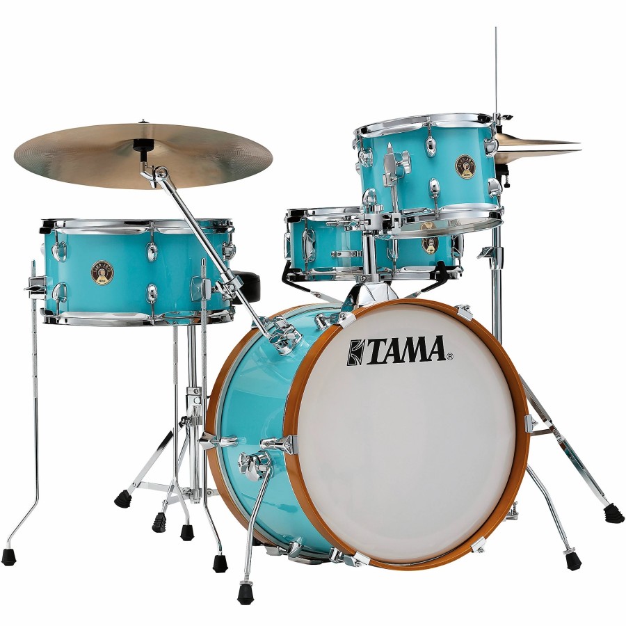 Drums TAMA Drum Sets | Tama Club-Jam 4-Piece Shell Pack Aqua Blue