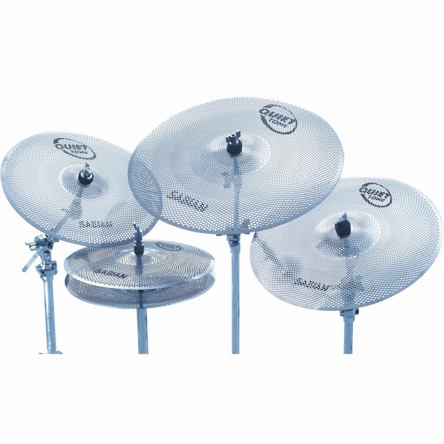 Drums SABIAN Cymbal Packs | Sabian Qtpc504 Quiet Tone Practice Cymbal Set, 14"/16"/18"/20"