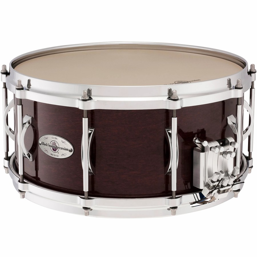 Drums Black Swamp Percussion | Black Swamp Percussion Multisonic Concert Maple Snare Drum 14 X 6.5 Cherry Rosewood