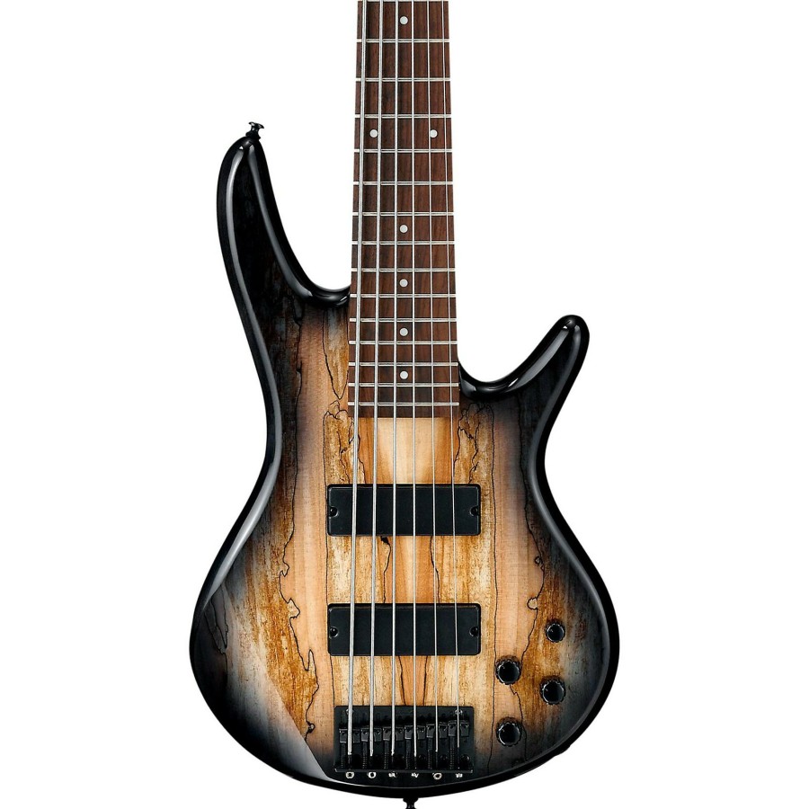 Basses Ibanez 6+ String | Ibanez Gsr206Sm 6-String Electric Bass Guitar Natural Gray Burst