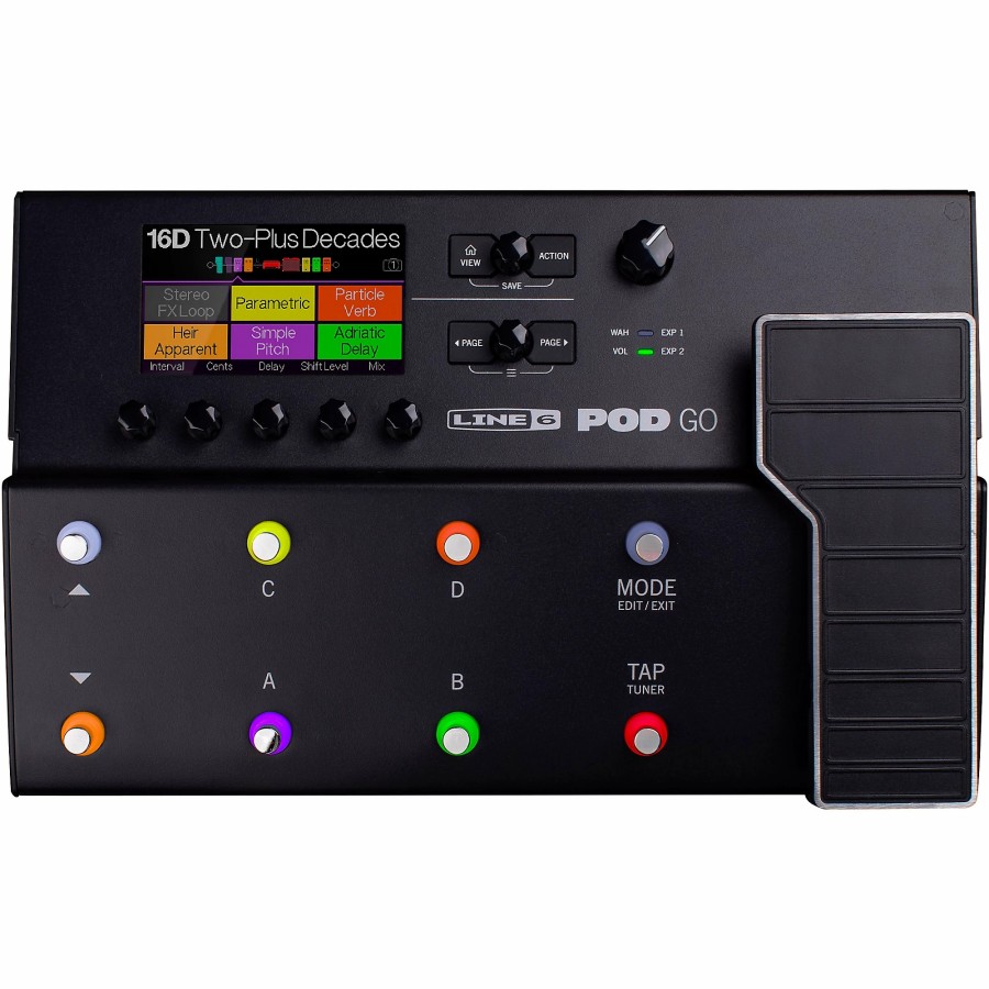 Guitars Line 6 Effects | Line 6 Pod Go Guitar Multi-Effects Processor Black