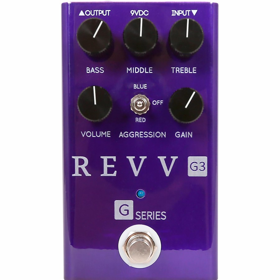 Amps & Effects Revv Amplification Effects Pedals | Revv Amplification G3 Distortion Effects Pedal