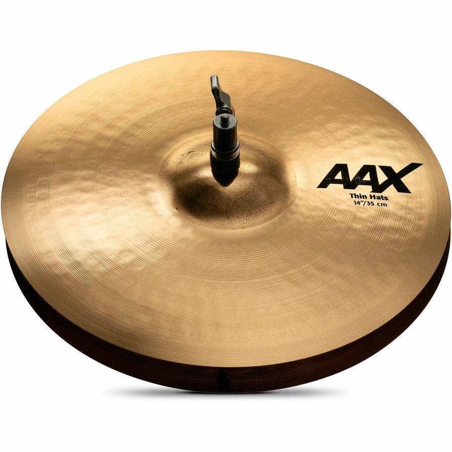 Drums SABIAN Hi-Hat Cymbals | Sabian Aax Thin Hi-Hats Brilliant 14 In. Top