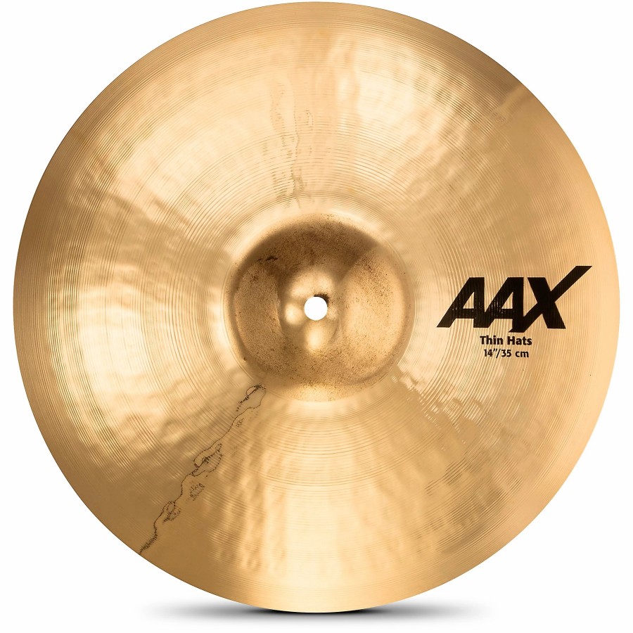 Drums SABIAN Hi-Hat Cymbals | Sabian Aax Thin Hi-Hats Brilliant 14 In. Top