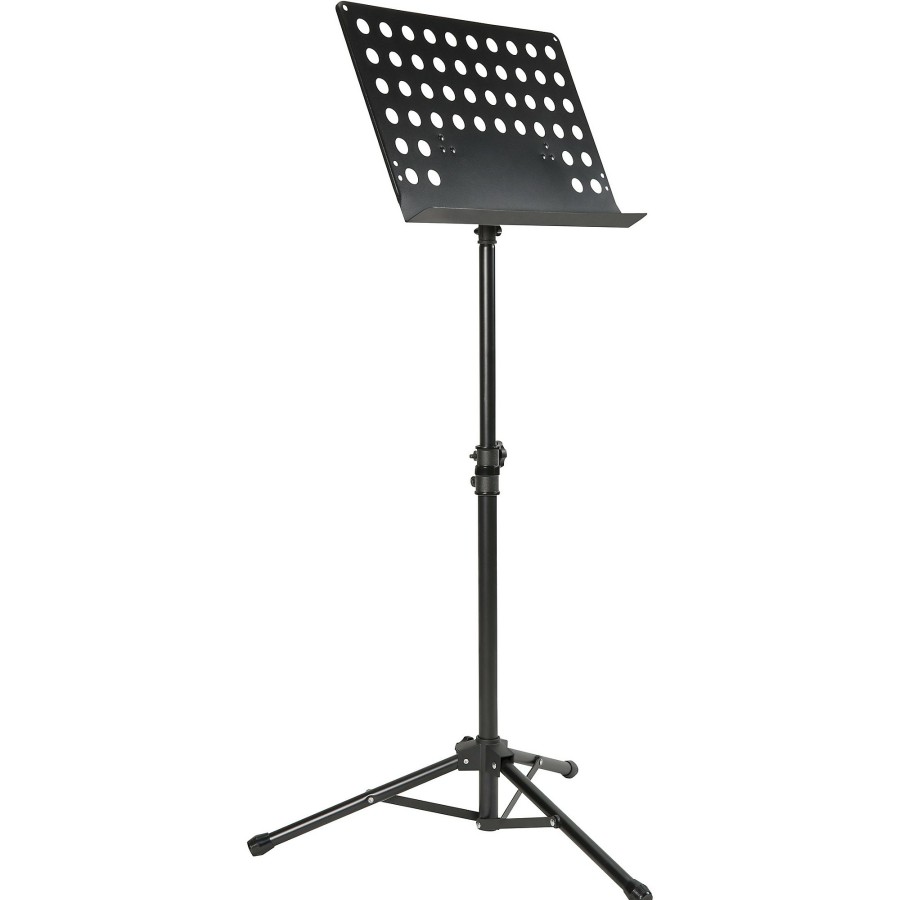 Accessories Musician's Gear | Musician'S Gear Perforated Tripod Orchestral Music Stand Black