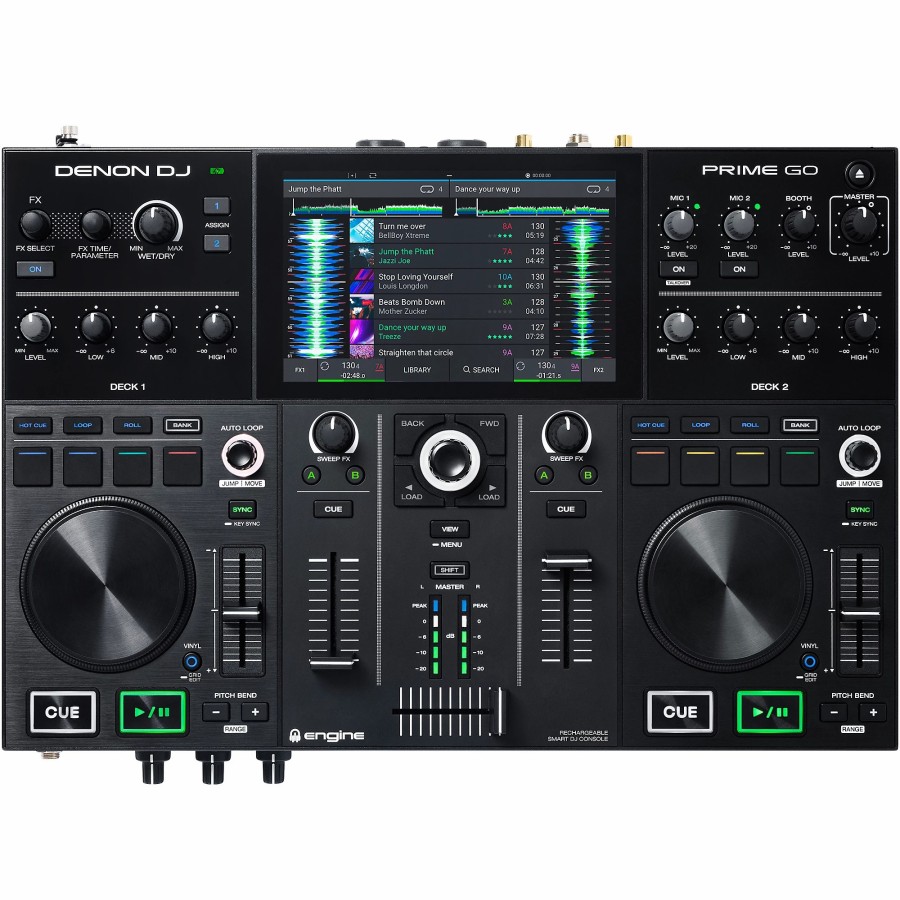 Dj Equipment Denon DJ | Denon Dj Prime Go Rechargeable 2-Channel Standalone Dj Controller