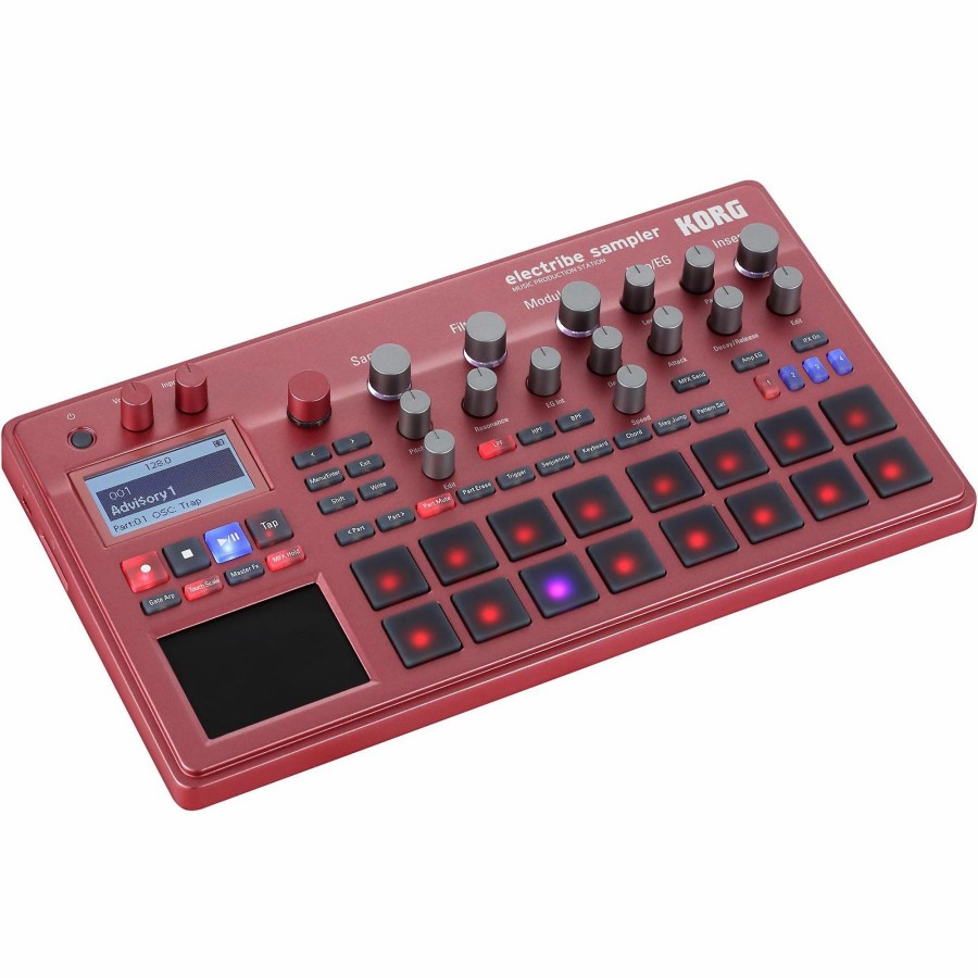 Drums KORG Drum Machines | Korg Electribe Sampler With V2.0 Software Esx Red