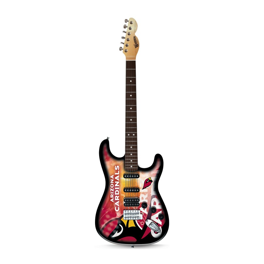 Guitars Woodrow Guitars | Woodrow Guitars Nfl Northender Electric Guitar Arizona Cardinals