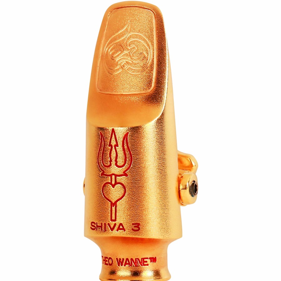 Accessories Theo Wanne | Theo Wanne Shiva 3 Gold Soprano Saxophone Mouthpiece 8