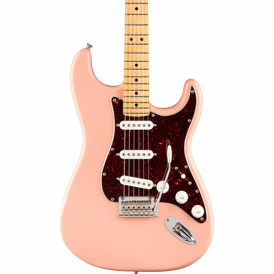 Guitars Fender Solid Body | Fender Player Stratocaster Maple Fingerboard Limited-Edition Electric Guitar Shell Pink