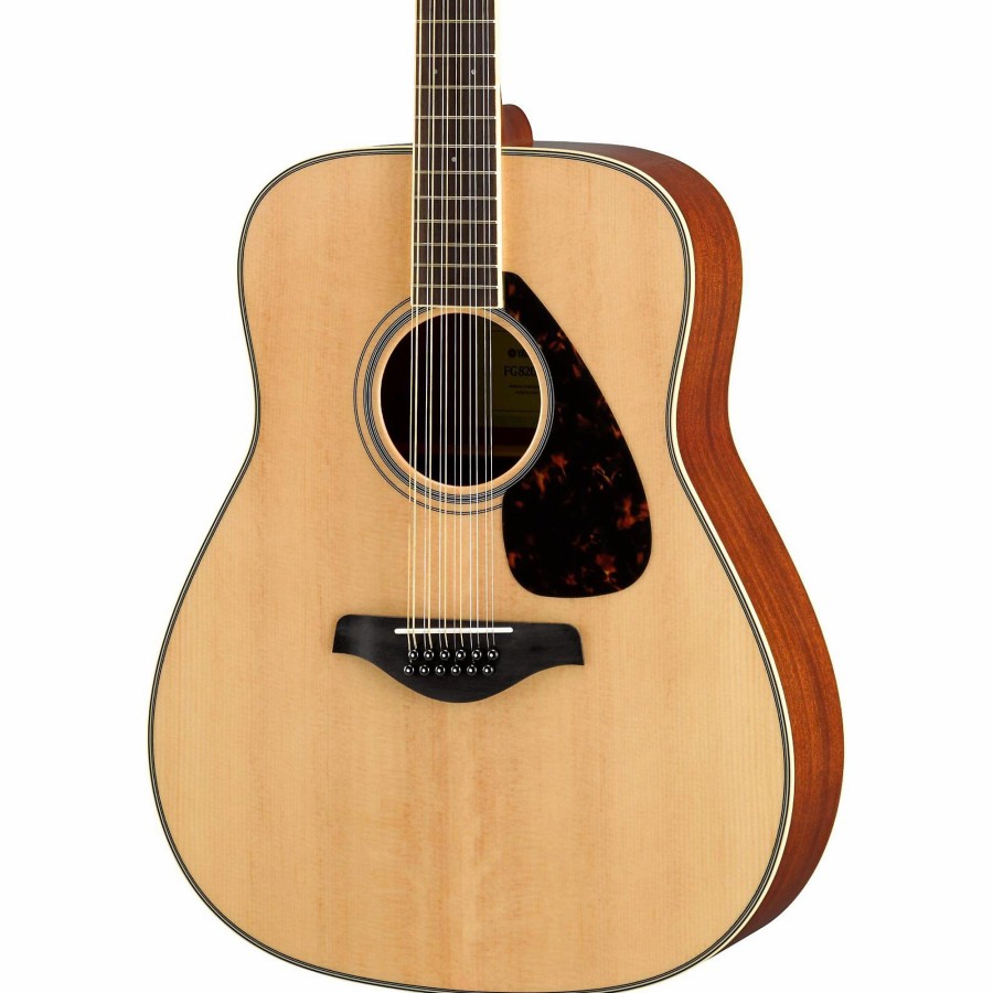 Guitars Yamaha 12-String | Yamaha Fg820-12 Dreadnought 12-String Acoustic Guitar Natural