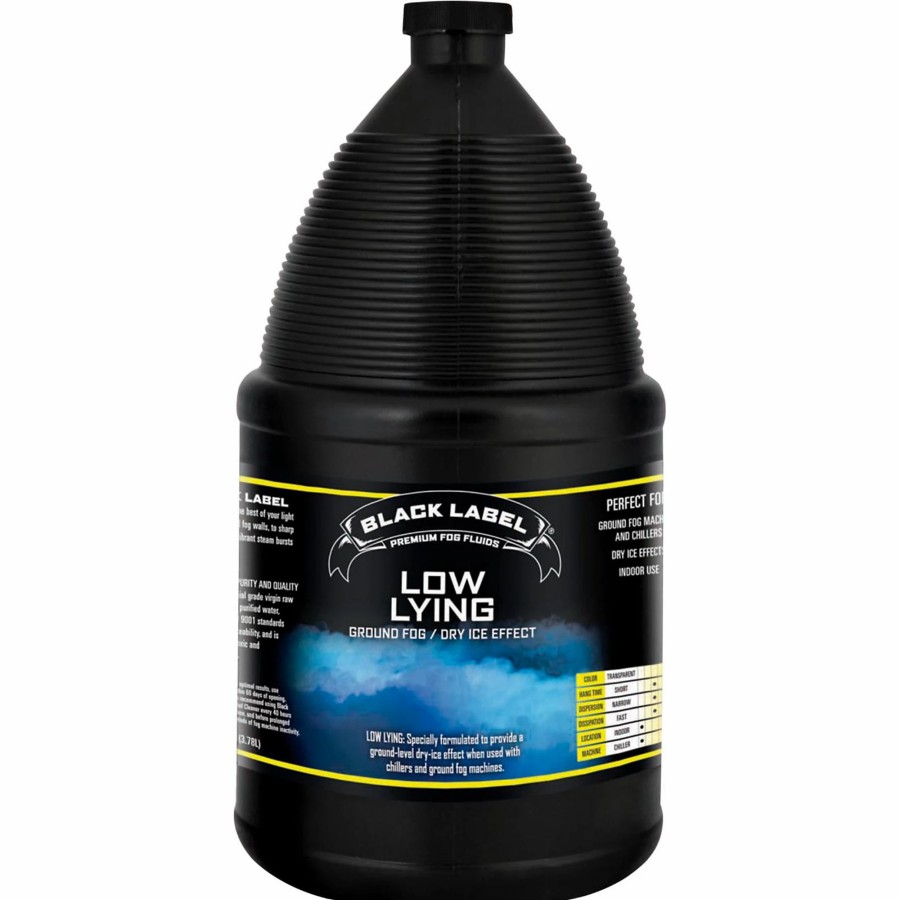 Lighting Black Label | Black Label Low Lying Ground Fog Juice - 1 Gallon