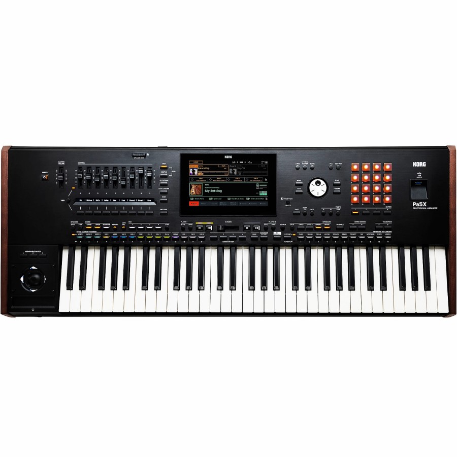 Keyboards & Midi KORG | Korg Pa5X 61-Key Arranger With Stand And Pedal