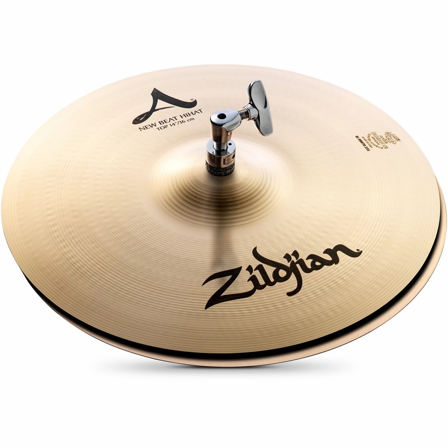 Drums Zildjian Hi-Hat Cymbals | Zildjian A Series New Beat Hi-Hat Cymbal Pair 14 In.