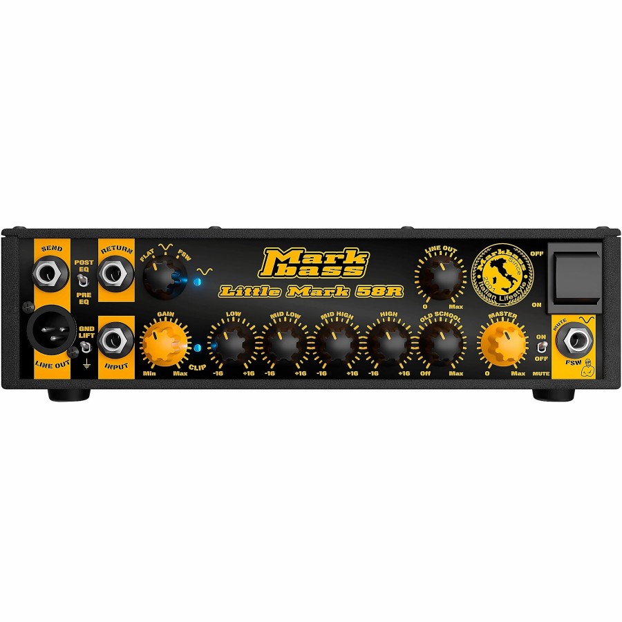 Amps & Effects Markbass Heads | Markbass Little Mark 58R 500W Bass Amp Head