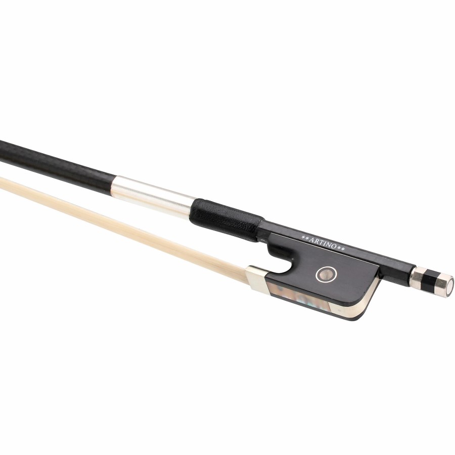 Band & Orchestra Artino | Artino Two Star Woven Carbon Fiber Viola Bow Full Size Round