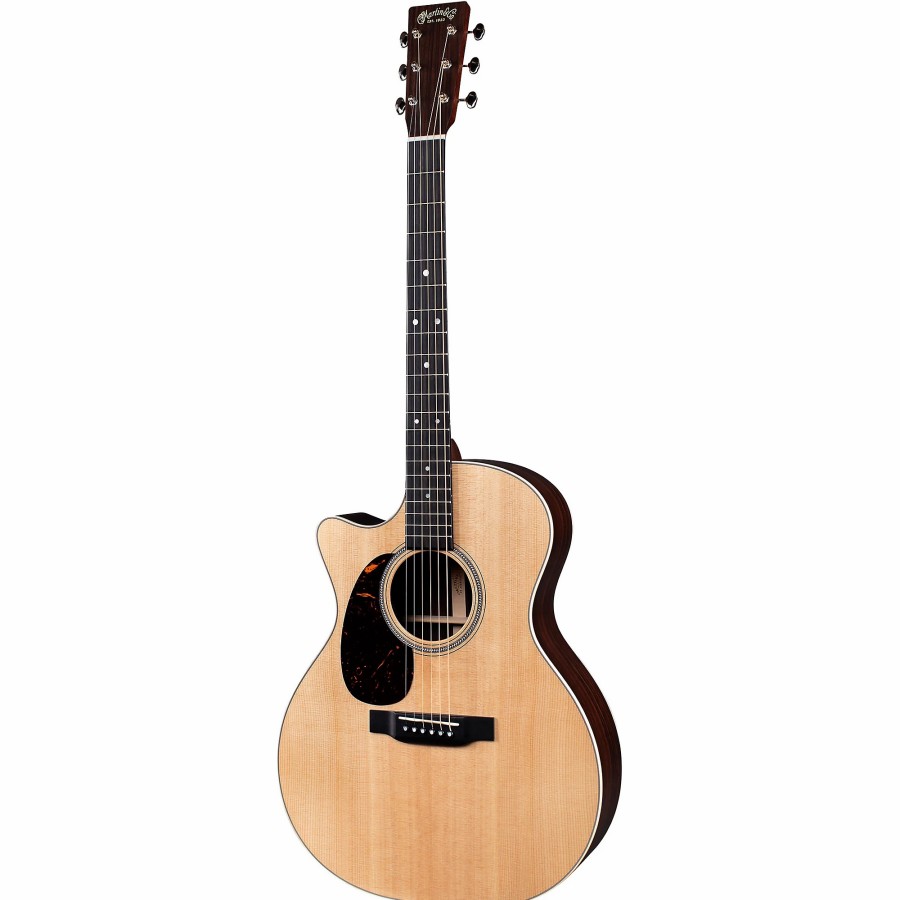 Guitars Martin Left Handed | Martin Gpc-16E 16 Series With Rosewood Grand Performance Left-Handed Acoustic-Electric Guitar Natural