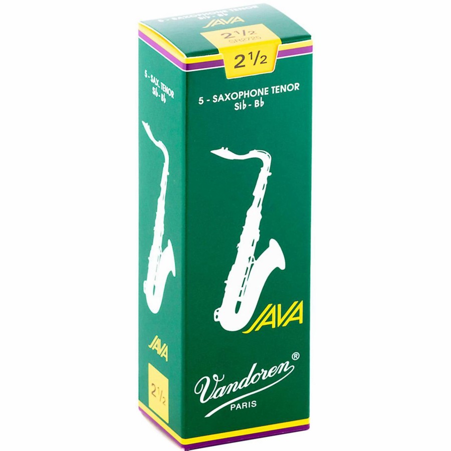 Accessories Vandoren | Vandoren Java Tenor Saxophone Reeds Strength 2.5 Box Of 5