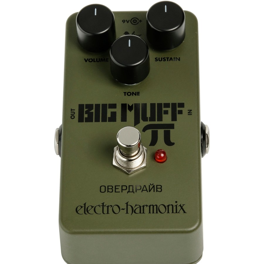 Amps & Effects Electro-Harmonix Distortion & Overdrive | Electro-Harmonix Green Russian Big Muff Distortion And Sustainer Effects Pedal