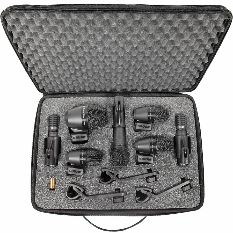 Mics & Wireless Shure | Shure Pgadrumkit7 7-Piece Drum Microphone Kit