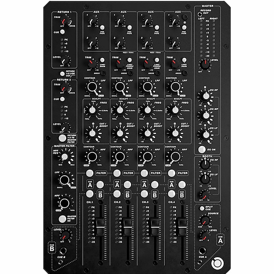 Dj Equipment PLAYdifferently | Playdifferently Playdifferently Model 1.4 4-Channel Premium Analogue Dj Mixer