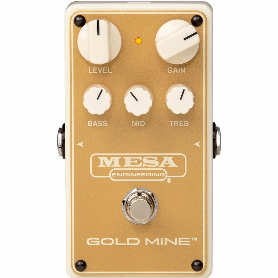 Amps & Effects MESA/Boogie Distortion & Overdrive | Mesa/Boogie Gold Mine Overdrive Effects Pedal Gold