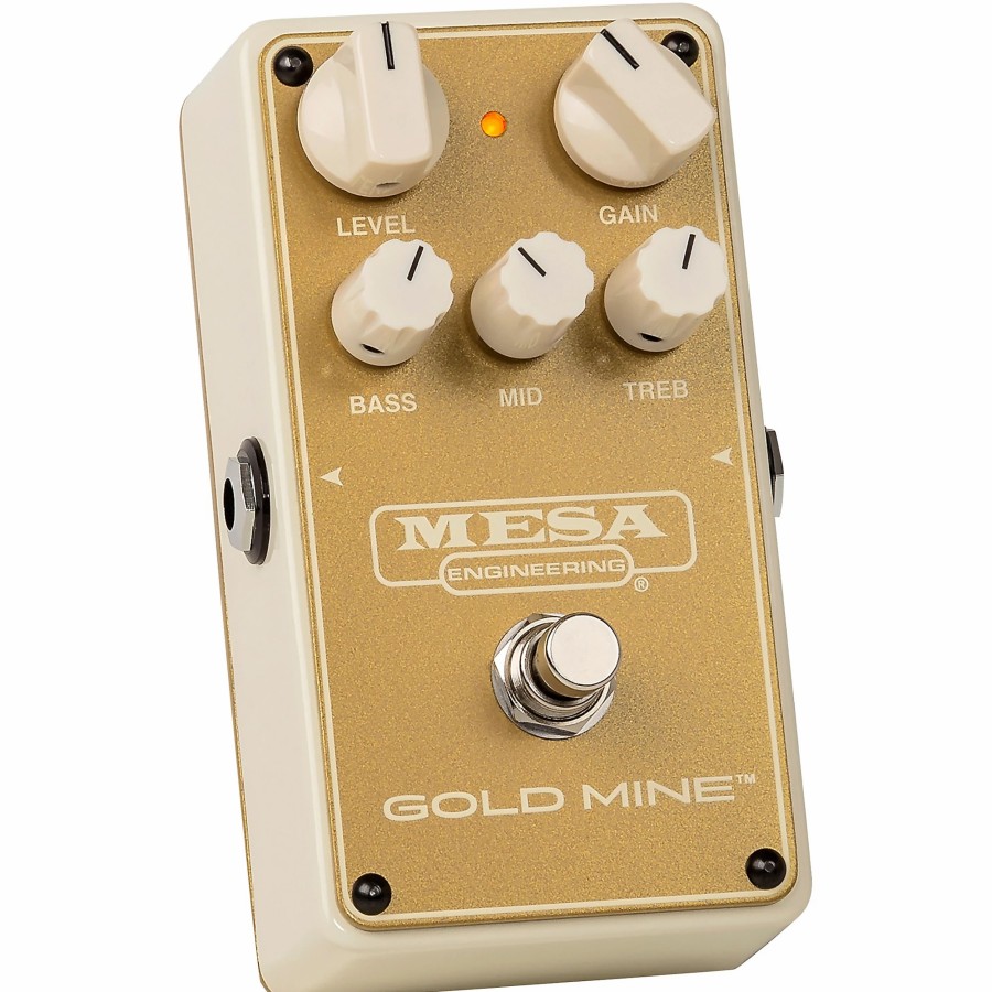 Amps & Effects MESA/Boogie Distortion & Overdrive | Mesa/Boogie Gold Mine Overdrive Effects Pedal Gold