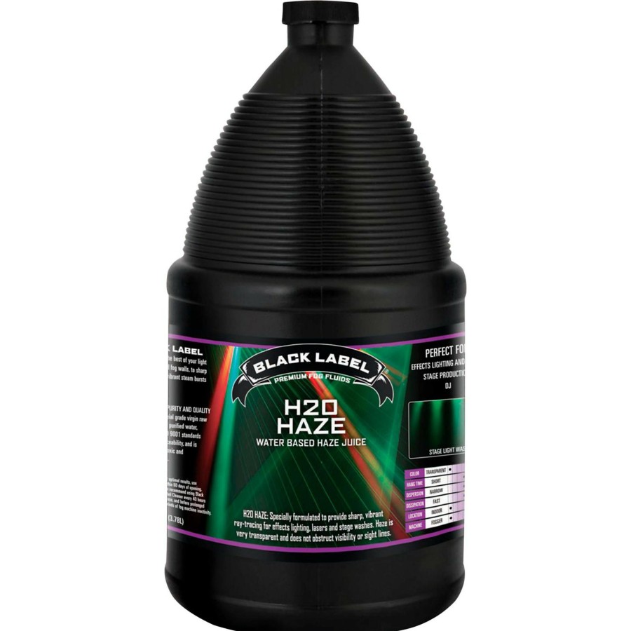 Lighting Black Label | Black Label H20 Haze Water Based Haze Juice - 1 Gallon